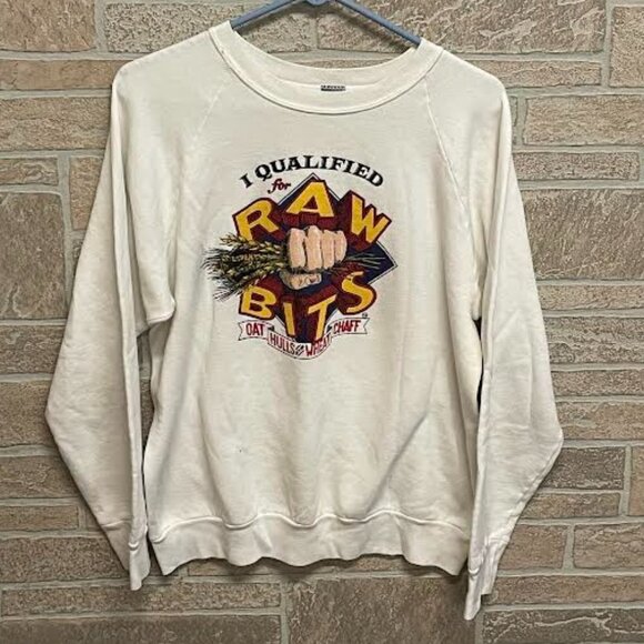 Vintage Raw Bits and Oats Cereal Sweatshirt - Picture 1 of 5